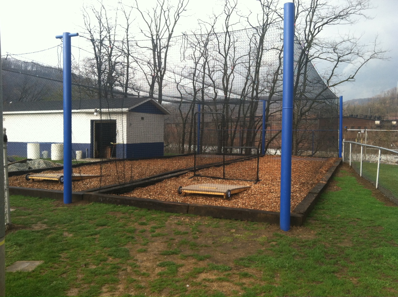 Baseball Cage In Garage Designs Batting Cage In Garage Designs