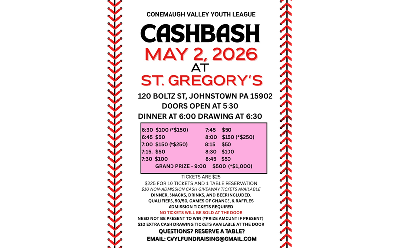 For more tickets, please contact CVYLFUNDRAISING@GMAIL.COM